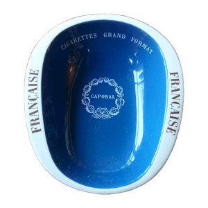 Ancien Cendrier Vide Poche Cigarettes Caporal Longchamp Publicité Vintage