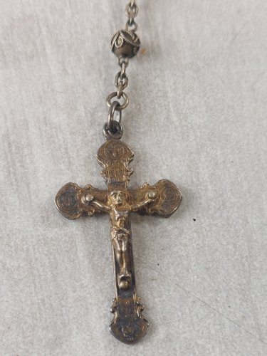 Ancien chapelet en argent