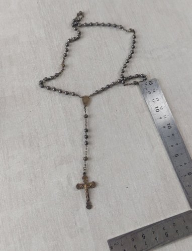 Ancien chapelet en argent