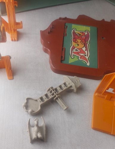 Ancien château des ombres, Musclor / Maîtres de l'Univers, incomplet, Mattel