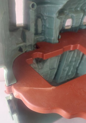 Ancien château des ombres, Musclor / Maîtres de l'Univers, incomplet, Mattel