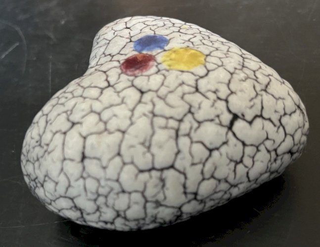 Ancien coeur Bouquetière En céramique vintage Jopeko keramik allemagne