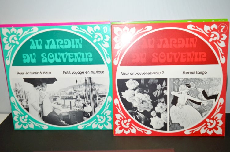 -ANCIEN COFFRET 12 DISQUES 33 TOURS 1970 READER'S DIGEST AU JARDIN DU SOUVENIR