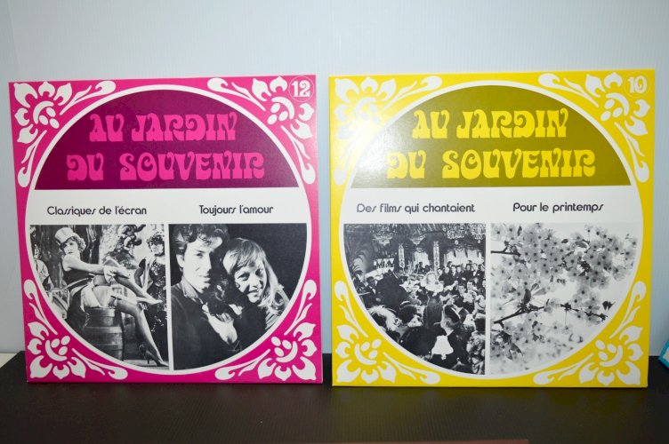 -ANCIEN COFFRET 12 DISQUES 33 TOURS 1970 READER'S DIGEST AU JARDIN DU SOUVENIR