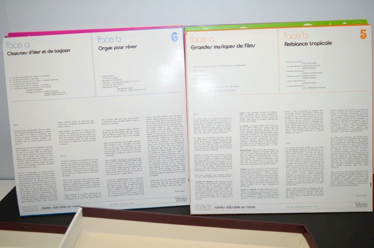 -ANCIEN COFFRET 12 DISQUES 33 TOURS 1970 READER'S DIGEST AU JARDIN DU SOUVENIR