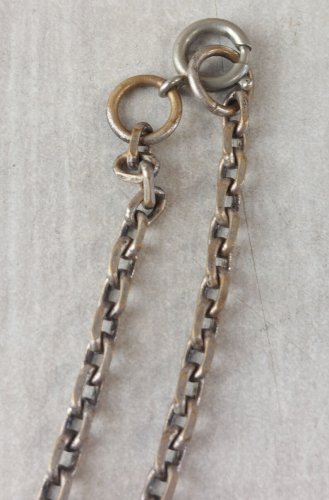 Ancien collier avec médaille / pendentif, Napoléon I, en métal argenté