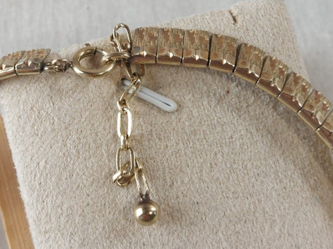 Ancien collier, en métal doré, Amerikaner MP Moser & Pfeil