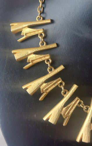 Ancien collier en métal doré, Dolce Vita