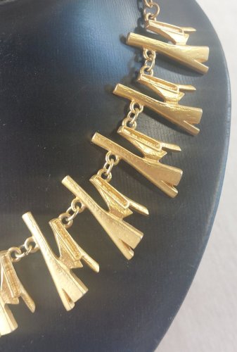 Ancien collier en métal doré, Dolce Vita