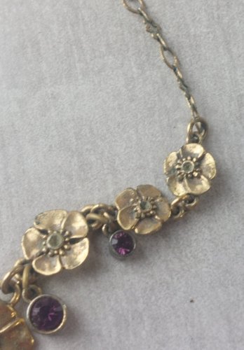 Ancien collier en métal doré, Pilgrim