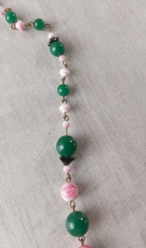 Ancien collier sautoir de perles, en verre de Murano