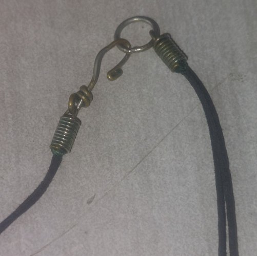 Ancien collier turquoise, style ethnique