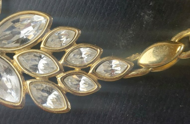 Ancien collier, Yves Saint Laurent par Robert Goosens, vintage