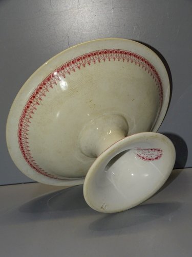 -ANCIEN COMPOTIER CERAMIQUE U & C modèle OGIVES SARREGUEMINES COLLECTION   D