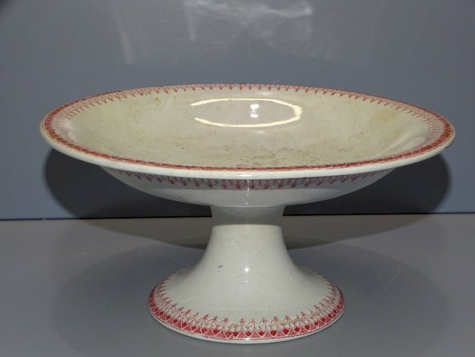 -ANCIEN COMPOTIER CERAMIQUE U & C modèle OGIVES SARREGUEMINES COLLECTION   D