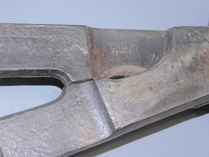 -ANCIEN COUPE BRANCHE Avec Une Marque Gravée & France MANCHE BOIS OUTILS     D