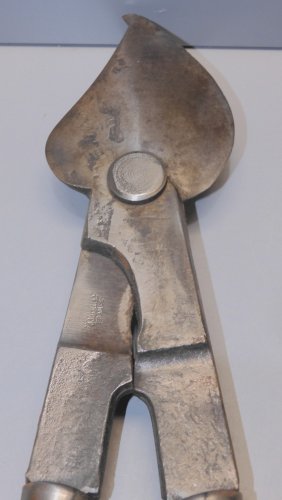 -ANCIEN COUPE BRANCHE Avec Une Marque Gravée & France MANCHE BOIS OUTILS     D