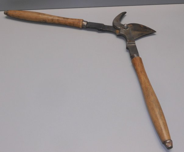 -ANCIEN COUPE BRANCHE Avec Une Marque Gravée & France MANCHE BOIS OUTILS     D