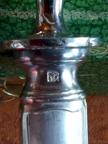 Ancien Couvert À Gigot Couvert De Service Métal Argenté Art De La Table Ancien