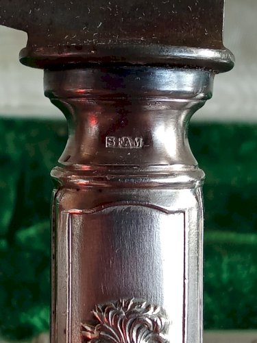 Ancien Couvert À Gigot Couvert De Service Métal Argenté Art De La Table Ancien