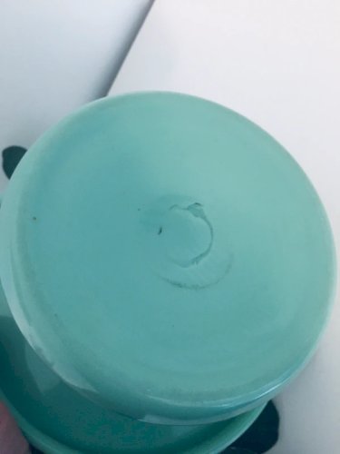 Ancien crachoir opaline