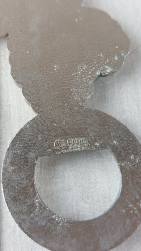 Ancien décapsuleur en métal, Michelin, ATC Paris ^