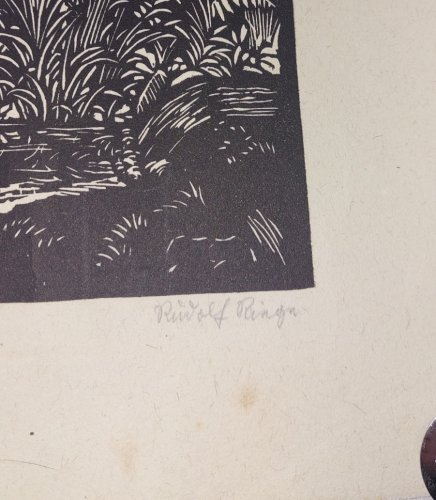 Ancien dessin / lithographie, à identifier ^