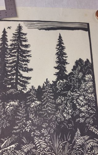 Ancien dessin / lithographie, à identifier ^