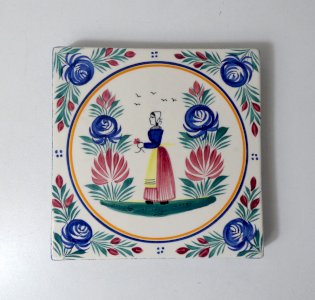 old trivet HB Quimper