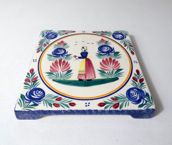 ancien dessous de plat HB Quimper