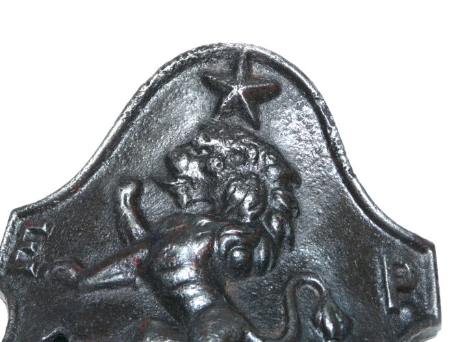-ANCIEN DOSSIER POUR FAUTEUIL SIEGE TRACTEUR FAUCHEUSE FONTE COLLECTION LION E.P