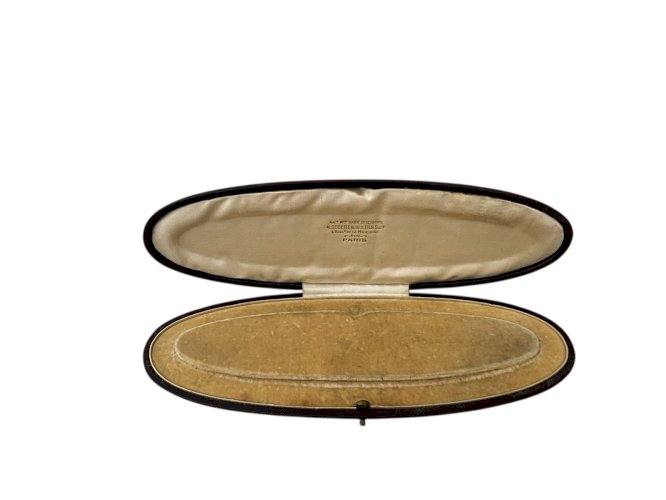 Ancien Écrin Collier Maison Aldebert la Madeleine Paris XIXe siècle Joaillerie