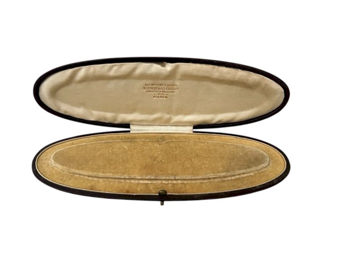 Ancien Écrin Collier Maison Aldebert la Madeleine Paris XIXe siècle Joaillerie