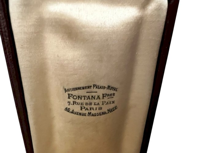 Ancien Écrin Maison Fontana Rue De La Paix Paris XIXe siècle Joaillerie Collecto