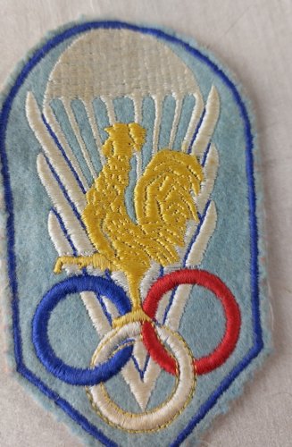 Ancien écusson en tissu, Fédération française de parachutisme ^