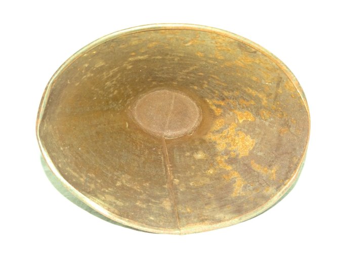 -ANCIEN ENTONNOIR EN METAL de GARAGISTE avec Filtre  COLLECTION OUTIL ANCIEN   D