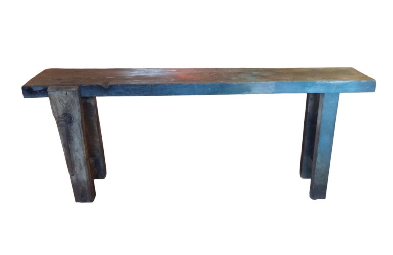 Ancien éttabli Menuisier Console  Industriel Vintage Loft Atelier Meuble métier