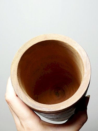 Ancien étui/boite en bois tourné, XIXe-XXe Mécanique ? Apiculture ?