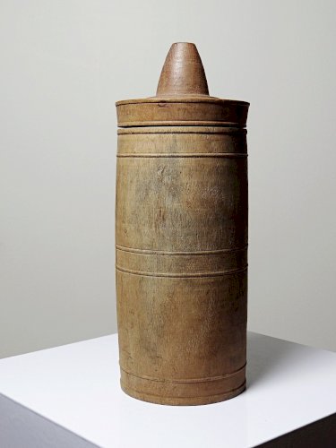 Ancien étui/boite en bois tourné, XIXe-XXe Mécanique ? Apiculture ?