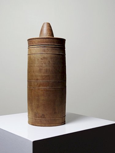 Ancien étui/boite en bois tourné, XIXe-XXe Mécanique ? Apiculture ?
