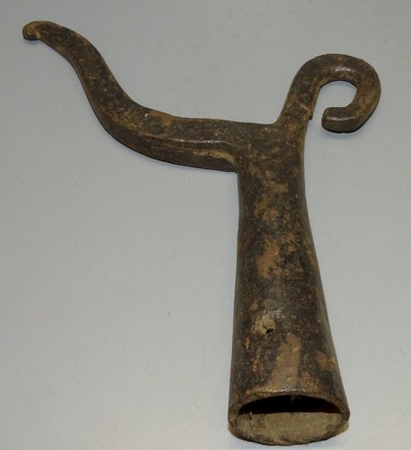 -ANCIEN FARDIER FER Forgé FREIN DE CHARETTE OUTIL ANCIEN COLLECTION    D