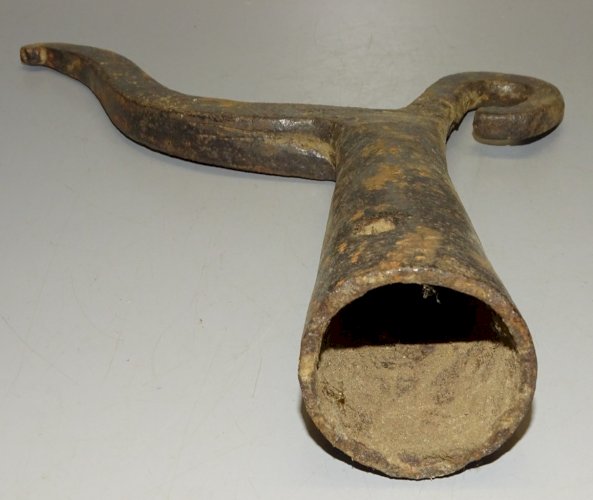 -ANCIEN FARDIER FER Forgé FREIN DE CHARETTE OUTIL ANCIEN COLLECTION    D