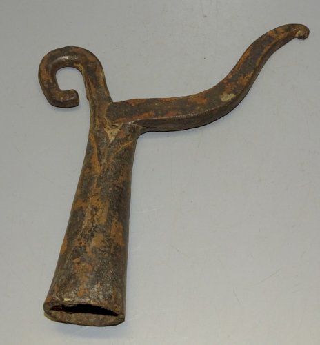 -ANCIEN FARDIER FER Forgé FREIN DE CHARETTE OUTIL ANCIEN COLLECTION    D
