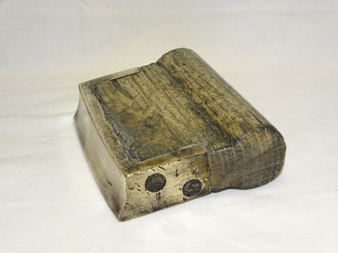 -ANCIEN FER A JOINTS de Maçon BOIS et BRONZE COLLECTION OUTILS ANCIENS    D