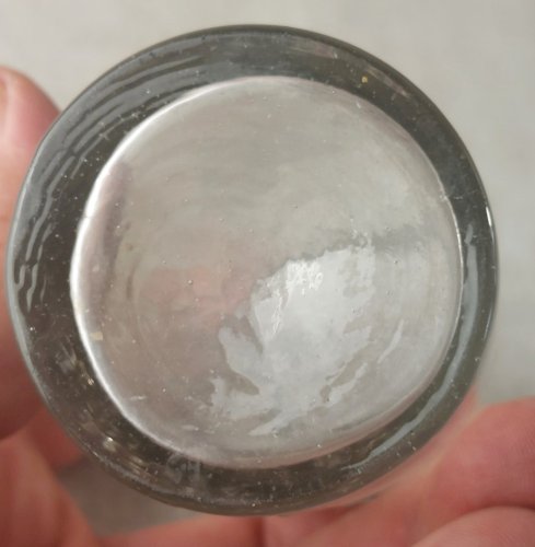 Ancien flacon d'apothicaire, Poudre Ferro-manganique, Pharmacie Cavinet Lyon