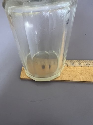 ancien flacon de parfum de collection Cristal Bouchon argent Massif XIXe siècle