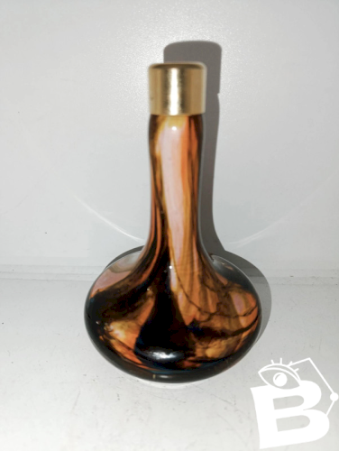 Ancien flacon de parfum en verre à couleur melange style murano en bon etat