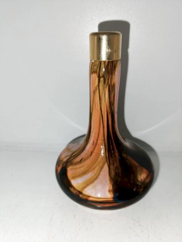 Ancien flacon de parfum en verre à couleur melange style murano en bon etat