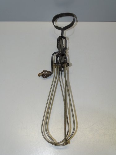 -ANCIEN FOUET BATTEUR METAL VINTAGE DECO CUISINE RESTAURANT COLLECTION   D