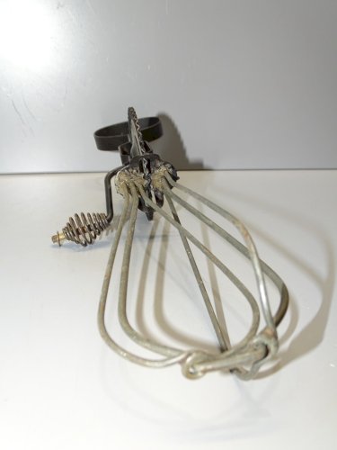 -ANCIEN FOUET BATTEUR METAL VINTAGE DECO CUISINE RESTAURANT COLLECTION   D